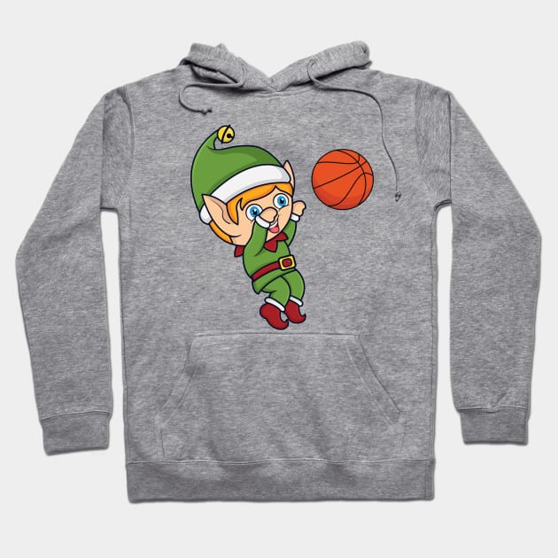 Basketball elf Hoodie by RockyDesigns